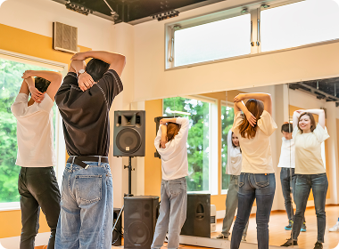 ダンスレッスンの様子